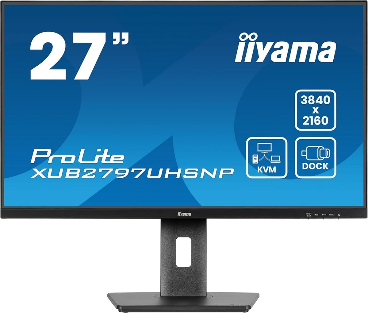 Amazon.com: iiyama XUB2797UHSNP-B1 27 inch IPS USB-C Dock Display